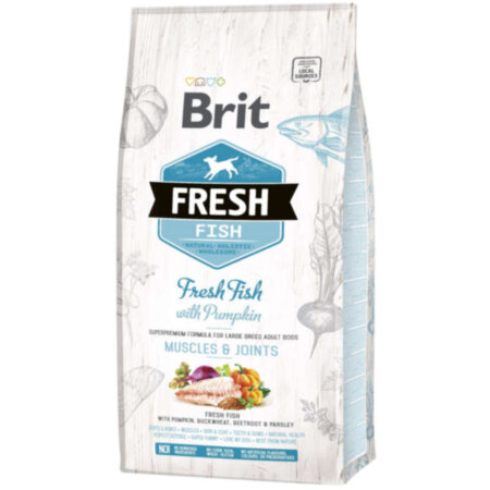 Brit Fresh Adult Large breed (дорослі собаки великих порід), Fish / pumpkin (Риба / гарбуз) Brit Fresh Adult Large breed (дорослі собаки великих порід), Fish / pumpkin (Риба / гарбуз)