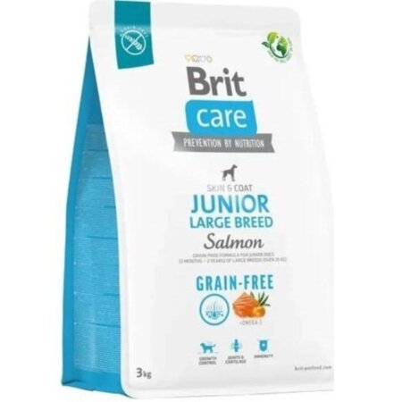 Brit Care GF для цуценят, юниоров JUNIOR LARGE breed, лосось Brit Care GF для цуценят, юниоров JUNIOR LARGE breed, лосось