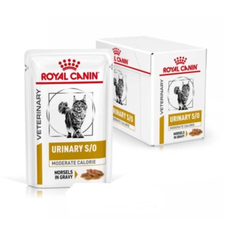 Royal Canin для котів Urinary S/O Moderate Calorie -Пауч (шматочки в соусі)