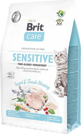 Brit Care для котів Sensitive Insect (риба / комахи) Brit Care для котів Sensitive Insect (риба / комахи)