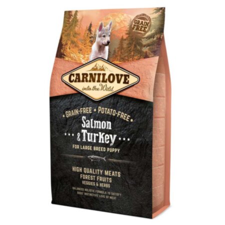 Carnilove Puppy Large Breed (для цуценят великих порід), Salmon & Turkey (Лосось і Індичка) Carnilove Puppy Large Breed (для цуценят великих порід), Salmon & Turkey (Лосось і Індичка)