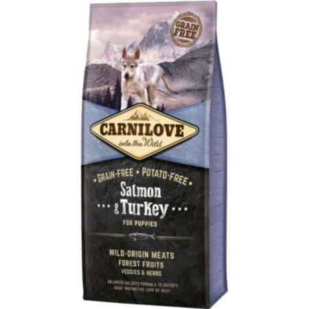 Carnilove Puppy (для цуценят), Salmon & Turkey (Лосось і Індичка) Carnilove Puppy (для цуценят), Salmon & Turkey (Лосось і Індичка)