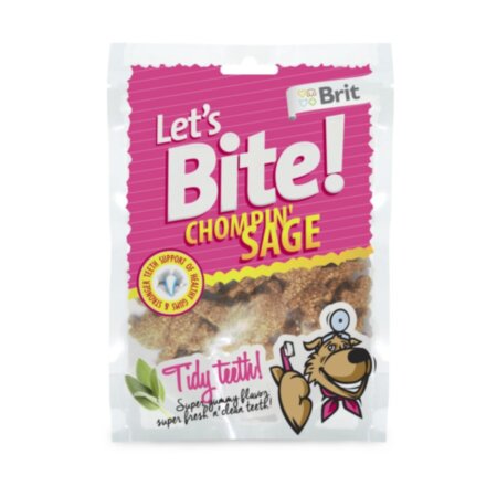 Brit ласощі для собак Let’s Bite для зубов (шалфей) Brit ласощі для собак Let’s Bite для зубов (шалфей)