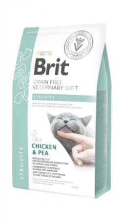 Brit GF Veterinary Diet для котів STRUVITE Brit GF Veterinary Diet для котів STRUVITE