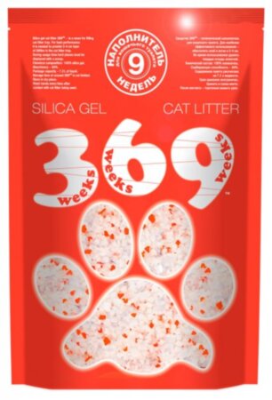 "369" №9 -Cілікогель для котячого туалету / 7,2 л "369" №9 -Cілікогель для котячого туалету / 7,2 л