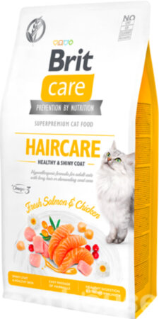 Brit Care Cat GF Haircare Healthy & Shiny Coat (здоровья шкіри та шерсті) Brit Care Cat GF Haircare Healthy & Shiny Coat (здоровья шкіри та шерсті)
