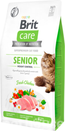 Brit Care Cat GF Senior Weight Control (контроль ваги д.дорослих котів) Brit Care Cat GF Senior Weight Control (контроль ваги д.дорослих котів)