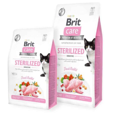 Brit Care Cat GF Sterilized Sensitive (чутливе травлення для стерилізованих кішок) Brit Care Cat GF Sterilized Sensitive (чутливе травлення для стерилізованих кішок)