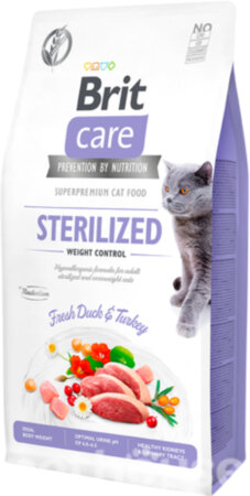 Brit Care Cat GF Sterilized Weight Control (контроль ваги для стерилізованих) Brit Care Cat GF Sterilized Weight Control (контроль ваги для стерилізованих)