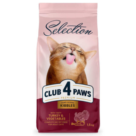 Клуб 4 Лапи Selection для котів -з Індичкою