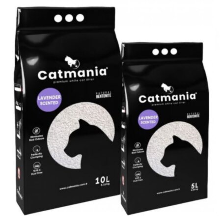 CATMANIA Білий Бентонітовий наповнювач, Лаванда