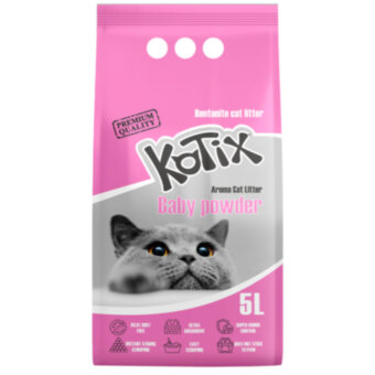 KOTIX -Бентонітовий наповнювач білий Baby Powder (Дитяча присипка)
