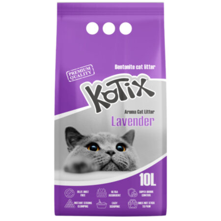 KOTIX Бентонітовий наповнювач білий, Лаванда