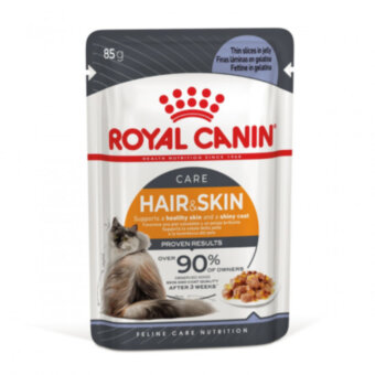 Royal Canin для котів Hair and Skin care -пауч у желе
