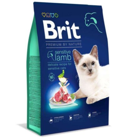 Brit Premium для котів Cat SENSITIVE (ягня) -Акція
