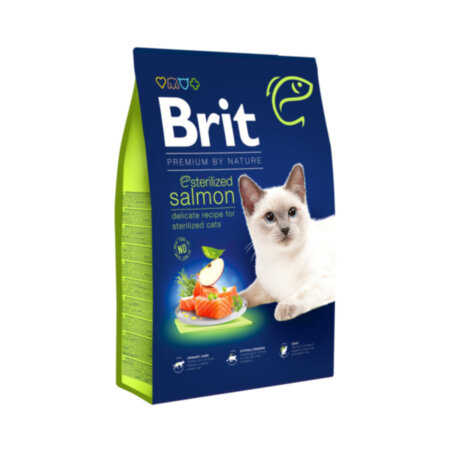 Brit Premium для котів Cat STERILIZED (лосось)