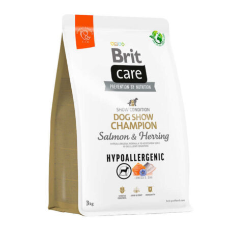 Brit Care HypoAllergenic для собак Show Champion (лосось / оселедець) Brit Care HypoAllergenic для собак Show Champion (лосось / оселедець)