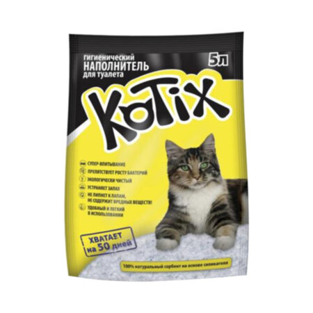 KOTIX / 5 л -силикогель для котячого туалета