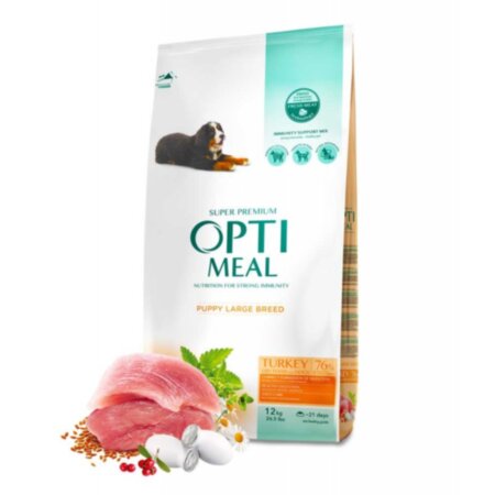 OptiMeal для цуценят великих порід (індичка)