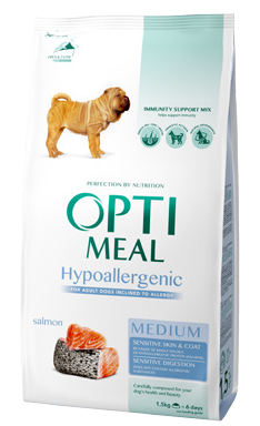 OptiMeal для середніх і великих собак Hypoallergenic (лосось)