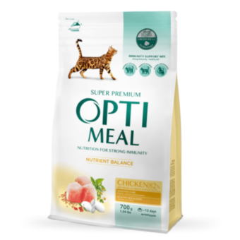 Optimeal для дорослих котів (курка)