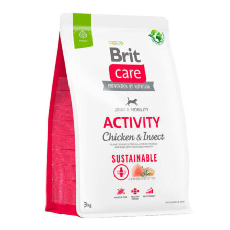 Brit Care Sustainable для собак ACTIVITY, Курка (та комахи) Brit Care Sustainable для собак ACTIVITY, Курка (та комахи)