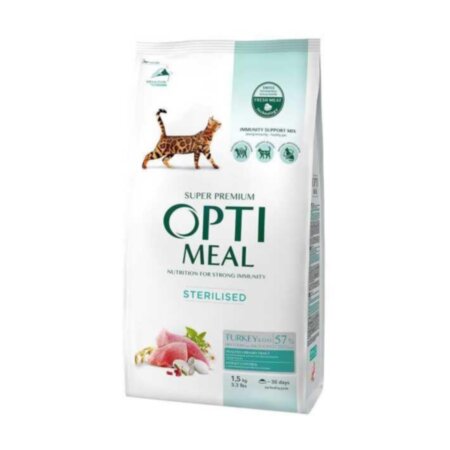 Optimeal для котів STERILIZED (Індичка, овес) Optimeal для котів STERILIZED (Індичка, овес)