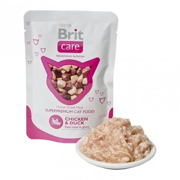 BRIT Care для котів Курка, качка (пауч) BRIT Care для котів Курка, качка (пауч)